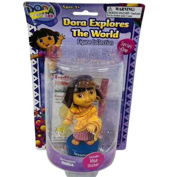 Dora The Explorer Explores the World India Doll w/passport sticker Series 1 - Picture 2 of 7
